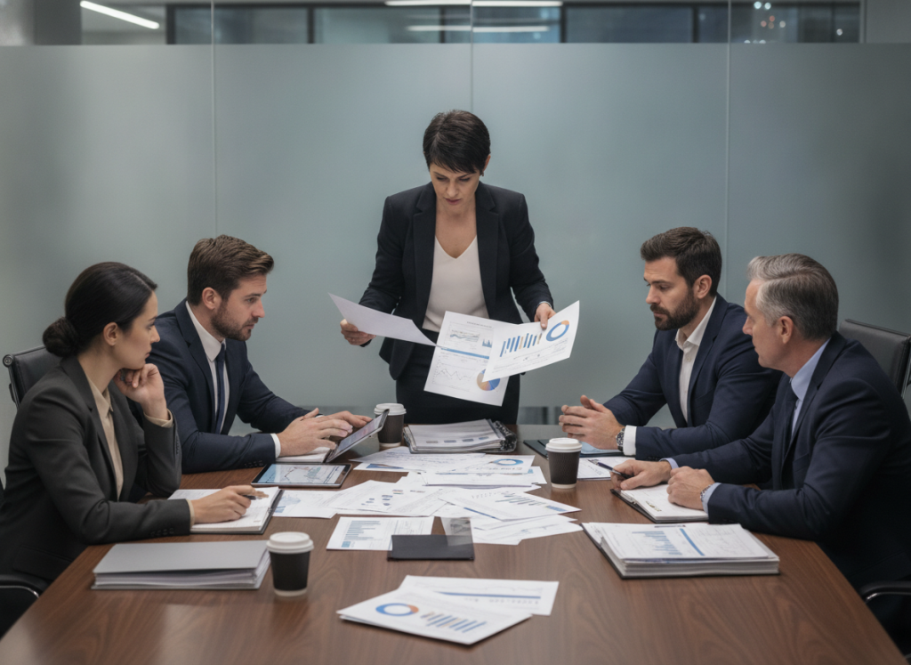 business teams dealing with the risks of unclear messages and poor communication